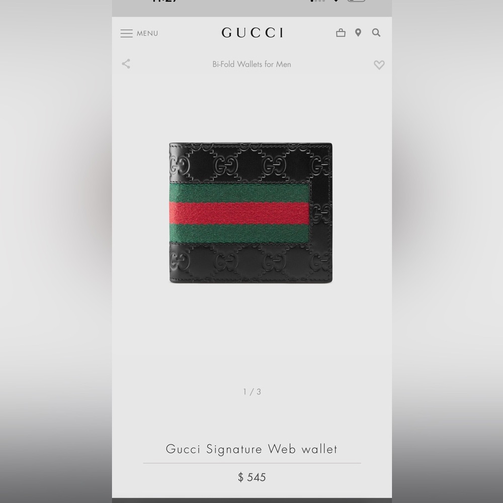 Men's gucci wallet